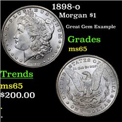 1898-o Morgan Dollar $1 Grades GEM Unc
