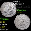 Image 1 : 1885-s Morgan Dollar $1 Grades vf++