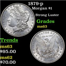 1879-p Morgan Dollar $1 Grades Select Unc