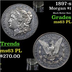 1897-s Morgan Dollar $1 Grades Select Unc PL