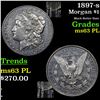 Image 1 : 1897-s Morgan Dollar $1 Grades Select Unc PL