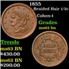 Image 1 : 1855 Braided Hair Half Cent 1/2c Grades Select Unc BN