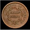 Image 3 : 1855 Braided Hair Half Cent 1/2c Grades Select Unc BN