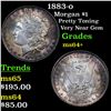 Image 1 : 1883-o Morgan Dollar $1 Grades Choice+ Unc