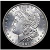 Image 2 : 1887-p Morgan Dollar $1 Grades GEM Unc