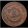 Image 3 : 1864 Two Cent Piece 2c Grades xf