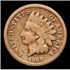 Image 2 : 1860 Indian Cent 1c Grades f+