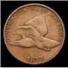 Image 2 : 1857 Flying Eagle Cent 1c Grades vf+