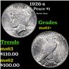 Image 1 : 1926-s Peace Dollar $1 Grades Select Unc