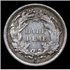 Image 3 : 1872-s Below Bow Seated Liberty Half Dime 1/2 10c Grades Select AU