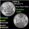 Image 1 : 1900-p Morgan Dollar $1 Grades Choice+ Unc