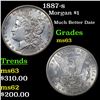 Image 1 : 1887-s Morgan Dollar $1 Grades Select Unc