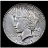 Image 2 : 1924-s Peace Dollar $1 Grades Choice AU/BU Slider