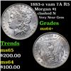 Image 1 : 1883-o vam 7A R5 Morgan Dollar $1 Grades Choice+ Unc