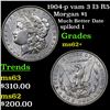 Image 1 : 1904-p vam 3 I3 R5 Morgan Dollar $1 Grades Select Unc