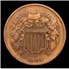 Image 2 : 1864 Two Cent Piece 2c Grades Select AU