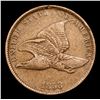 Image 2 : 1858 SL Flying Eagle Cent 1c Grades xf