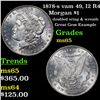 Image 1 : 1878-s vam 49, I2 R4 Morgan Dollar $1 Grades GEM Unc