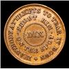 Image 3 : 1863 Shoot Him on the Spot Dix Civil War Token 1c Grades Select AU