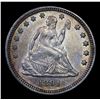Image 2 : 1891-p Seated Liberty Quarter 25c Grades Choice AU/BU Slider