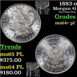 1883-o Morgan Dollar $1 Grades Choice Unc+ PL