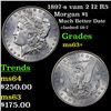 Image 1 : 1897-s vam 2 I2 R5 Morgan Dollar $1 Grades Select+ Unc