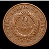 Image 3 : 1868 Two Cent Piece 2c Grades vf++