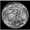 Image 2 : 1945-p Walking Liberty Half Dollar 50c Grades GEM+ Unc