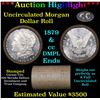 Image 1 : 1879 & CC Uncirculated Morgan Dollar Shotgun Roll