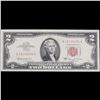 Image 2 : 1963A $2 Red seal United States Note Grades Select CU