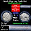 Image 1 : Buffalo Nickel Shotgun Roll in Old Bank Style 'Bell Telephone'  Wrapper 1923 & s Mint Ends