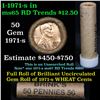 Image 1 : Uncirculated 1c orig shotgun roll, 1971-s  In Old Brinks wrapper