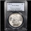 Image 10 : 5 Unc Morgan $1 Graded By PCGS Mixed Dates From The McClaren Collection