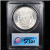 Image 5 : 5 Unc Morgan $1 Graded By PCGS Mixed Dates From The McClaren Collection