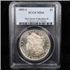 Image 6 : 5 Unc Morgan $1 Graded By PCGS Mixed Dates From The McClaren Collection