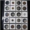 Image 1 : Page of 20 Mixed Foreign coins
