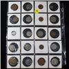 Image 2 : Page of 20 Mixed Foreign coins