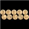 Image 3 : 2013 First Spouse Bronze Medal Series Five Medal Set