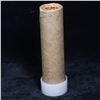Image 4 : Uncirculated 1c orig shotgun roll, 1957-d  In Old Brinks wrapper