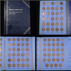 Near Complete Lincoln Cent Book 1909-1940 86 Coins