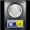 Image 3 : 5 Unc Morgan $1 Graded By PCGS Mixed Dates From The McClaren Collection