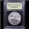 Image 2 : 2000-p Library of Congress Modern Commem Dollar $1 Graded ms70 Perfection by USCG