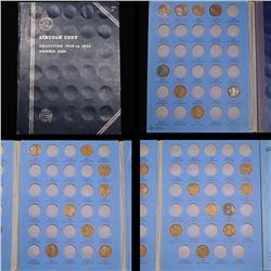Partial Lincoln Cent Book 1909-1940 24 Coins