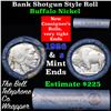 Image 1 : Buffalo Nickel Shotgun Roll in Old Bank Style 'Bell Telephone'  Wrapper 1926 & s Mint Ends