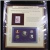 Image 17 : A Postal Commemorative Set, 25 Years Of Americas Finest Coinage Incomplete, in a brown binder