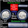 Image 1 : Buffalo Nickel Shotgun Roll in Old Bank Style 'Bell Telephone'  Wrapper 1920 & d Mint Ends