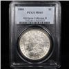 Image 10 : 5 Unc Morgan $1 Graded By PCGS Mixed Dates From The McClaren Collection
