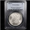 Image 2 : 5 Unc Morgan $1 Graded By PCGS Mixed Dates From The McClaren Collection