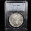 Image 6 : 5 Unc Morgan $1 Graded By PCGS Mixed Dates From The McClaren Collection
