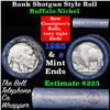 Image 1 : Buffalo Nickel Shotgun Roll in Old Bank Style 'Bell Telephone'  Wrapper 1923 & s Mint Ends